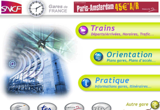 SNCF - conception d'interfaces utilisateur (UI Design)