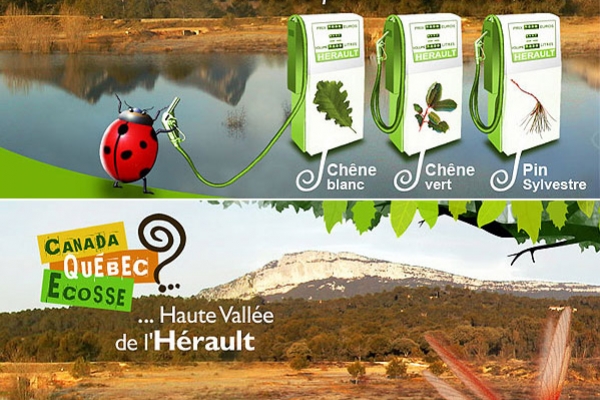 Affiche tourisme département de l'Hérault